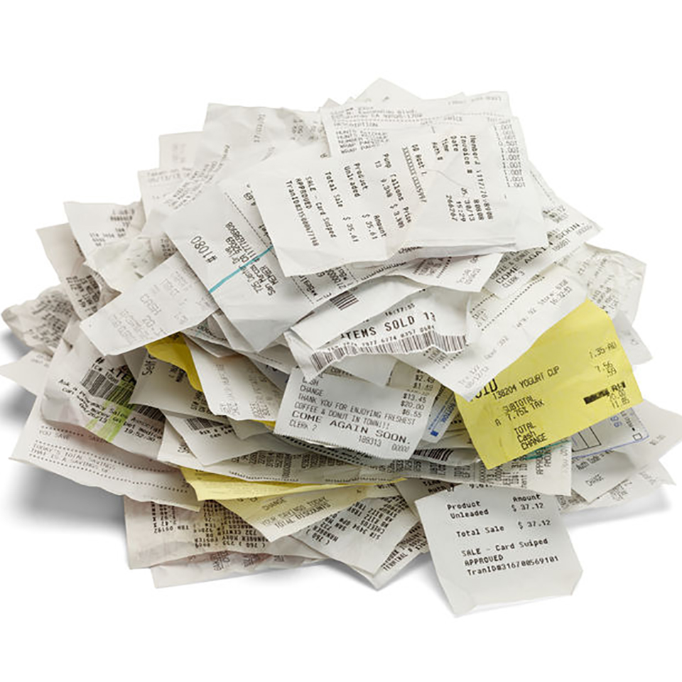 Airport Receipts